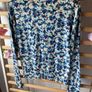 cardigan 100% cotton floral vintage inspired round neck cardigan uk 12 Image 5
