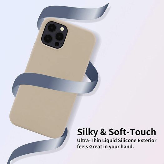 Liquid Silicone Case For iPhone 11 Pro Max Luxury Thin Soft Phone Cover New Grey - FHT7IP11PMLK