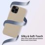 Liquid Silicone Case For iPhone 12 Pro Max Luxury Thin Soft Phone Cover New Grey - FHT7IP12PMLK Image 4