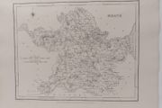 Meath 1837 Antique Map Including Baronies