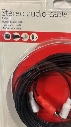 Stereo audio cable 10 Meter Philips