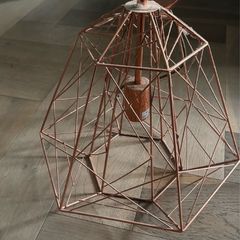 Copper pendant light
