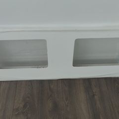 Double bathroom vanity quartz marble effect counter top