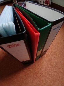 Plastic pockets and files