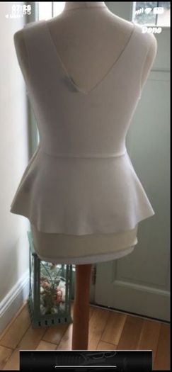 topshop  peplum size 10