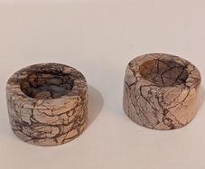 Solid Marble Candle Holders