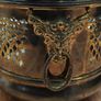 Brass Planter Pot Vintage Lion Rings Handcrafted Antique Metal Jardiniere Collectable Retro Image 7