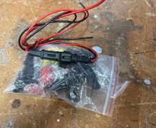 Campervan 12v electrical connectors.