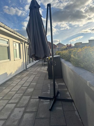 Outsunny 4.6m Garden Parasol Double-Sided Sun Canopy