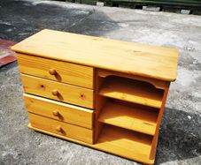 Drawer unit, lockers, cabinet. Furniture mix and MIRROR.. Better price if all bought at once.