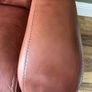 Leather couch sofa with 2 matching chairs Image 5