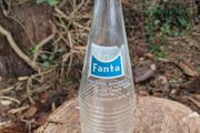 Vintage  Fanta Clear Glass Bottle