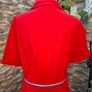 Vintage St Michael ruby red shirt dress Image 6