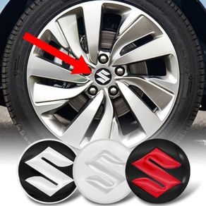 Suzuki 56mm car hub center 3D sticker hub cover sticker for Suzuki Kizashi JIMNY Swift-sport Alto Grand-Vitara Splash S-CROSS ACROSS accessories