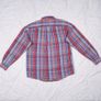 L.L. Bean Red Blue Pink Plaid Check Flannel Shirt Regular Fit Size M Image 7