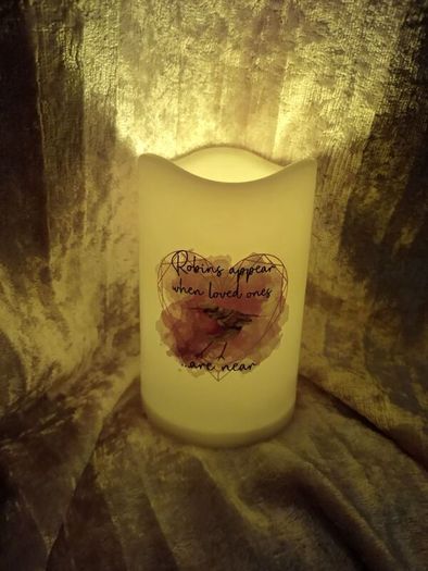 led robin candle