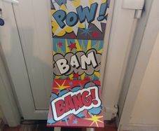 3 small canvasses
