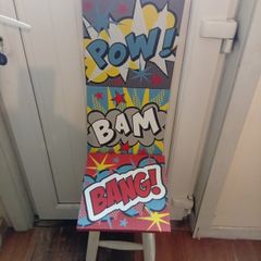 3 small canvasses