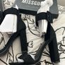 Misguided Oversized Buckle Block Heel Image 4