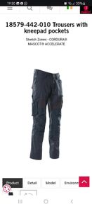 Cordura  Mascot Accelerate Work Trousers