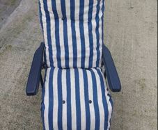 Sun Recliner Chair Padded Cushion