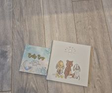 Baby record book and baby boy frame