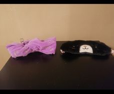 Aladin hair band and cat eye mask both new.