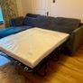Chaise couch with storage and sofa bed Image 7