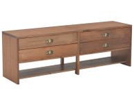 main image for ad TV Cabinet with 4 Drawers 120x30x40 cm Solid Fir Wood