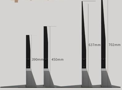 Tv Universal Pedestal Base Legs Fits 32" to 65"