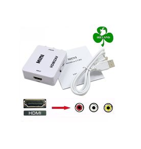 HDMI to Mini Composite CVBS RCA AV Video Converter Adapter Old TV 1080p HRCA