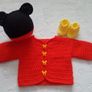 Handmade baby cardigan sets 0-3 months Image 4