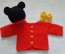 handmade baby cardigan sets 0-3 months