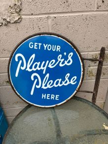 Enamel Sign