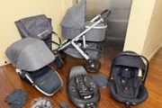 Amazing Uppababy Vista V2 rotating car seat 360