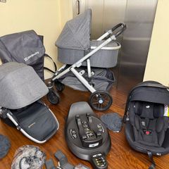 Amazing Uppababy Vista V2 rotating car seat 360