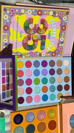 Huge eyeshadow palette 10euro sale Juvia s Kaleidos, urban decay, Laura Lee, rude cosmetics, jeffree star and more