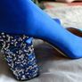 Amy Huberman Bourbon blue shoes uk5 Image 5