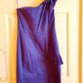 Blue one shoulder dress, size 10 Image 3
