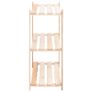 3-Tier Storage Racks 5 pcs 80x38x90 cm Solid Pinewood 150 kg Image 5