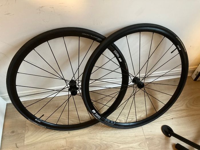 DT Swiss P1800 and GP5000 bike wheelset