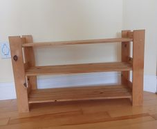 Brand new. 3 Tier. Wooden Shoe Rack.