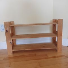 Brand new. 3 Tier. Wooden Shoe Rack.