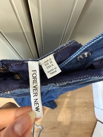 Forever New Jeans Dress 36