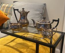 Harrods original silver plated 4 piece complete set