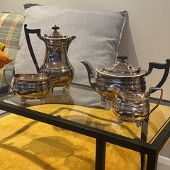 Harrods original silver plated 4 piece complete set