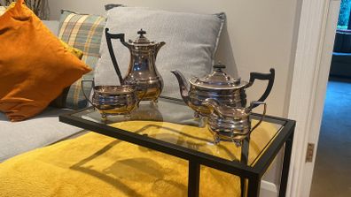 Harrods original silver plated 4 piece complete set
