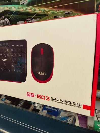 Yilima QS-803 Dual Mode Keyboard And Mouse Combo, Bluetooth Wireless Silent Keys