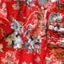 Red Floral Dress Image 4
