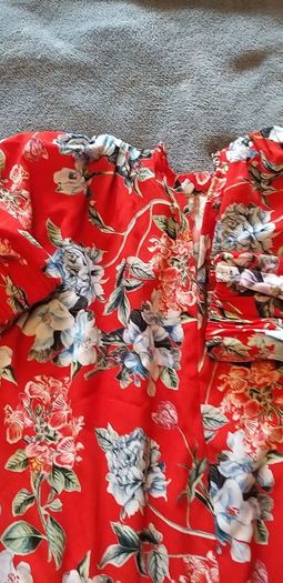 Red Floral Dress